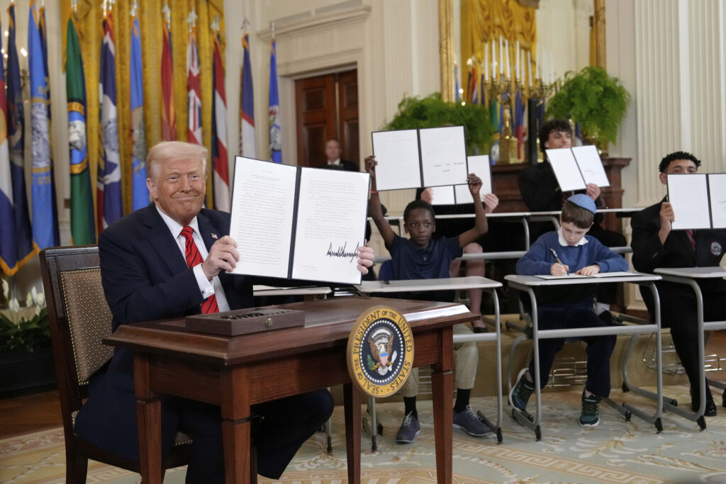 Trump signs executive order to dismantle Department of Education