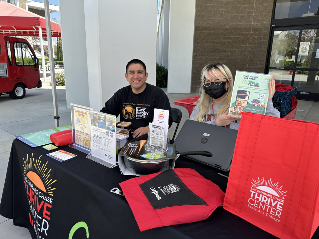 Community college students serve as basic needs support guides for peers